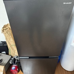 SHARP 152L 両開き冷蔵庫 