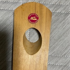 木製ワインボトルホルダーの画像