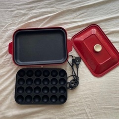 DeLonghiエスプレッソメーカー＆BRUNOホットプレート・たこ焼き機の画像