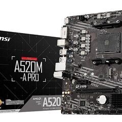 MSI マザーボード A520M-A PRO Micro ATX