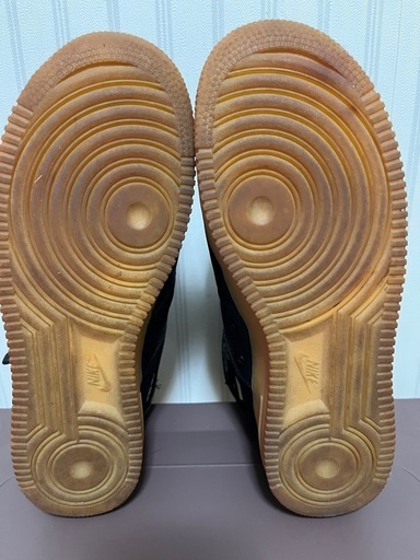 NIKE SF AF1 MID BLACK gum