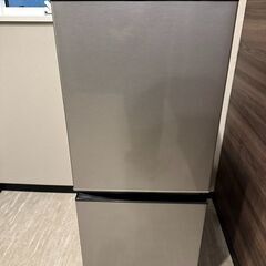 AQUA 2ドア冷蔵庫 シルバー コンパクト AQR-J13K　...