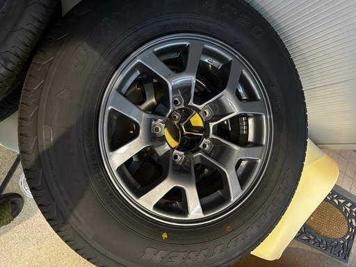 JB74,jb64 ジムニー、シエラ、2024.11純正アルミホイール&タイヤセット　新品　  4本セット　195/80R15