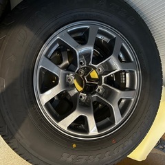JB74,jb64 ジムニー、シエラ、2024.11純正アルミホイール&タイヤセット　新品　  4本セット　195/80R15の画像