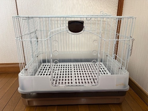 うさぎ用★個人使用  ケージ トイレ・お皿付き良品です。
