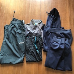 ジャージ・ピチシャツ・アシックス・短パンセット