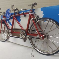 細密な金属製　ミニ　タンデム自転車　の画像
