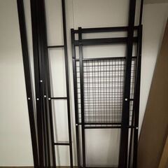【ニトリ】ハンガーシェルフ(バジーナJY/BK)の画像