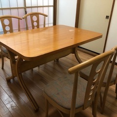 ダイニングテーブル椅子4