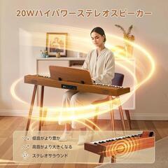 ✨新品✨電子ピアノ 88鍵 カウンターウェイト鍵盤 木製スタイルの画像