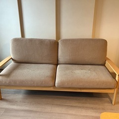 【お取引交渉中】大塚家具　2人掛けソファ