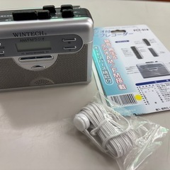 ☆ジモティー割引有☆ ラジオ付テープレコーダー/PCT-01R