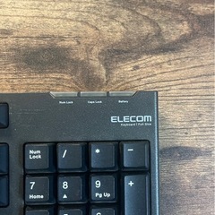 ジャンク　パソコン キーボード ELECOMの画像