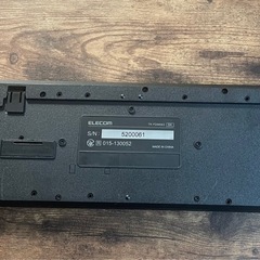 ジャンク　パソコン キーボード ELECOMの画像