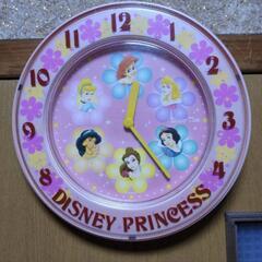 時計　プリンセス　ディズニー