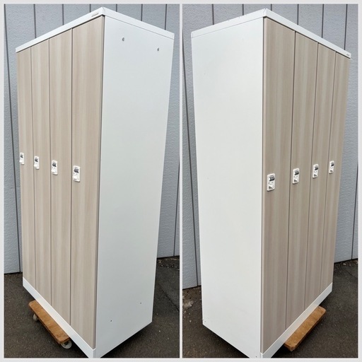 ■オカムラ 4人用ロッカー ダイヤル錠 レスピア 4574SP-2390■okamura 更衣ロッカー オフィスロッカー スチールロッカー オフィス家具 オフィスキャビネット■(約)幅900 奥行515 高さ1790 mm