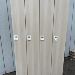 ■オカムラ 4人用ロッカー ダイヤル錠 レスピア 4574SP-...
