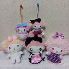マイメロディぬいぐるみ5個セット