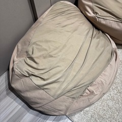 2個セット 無印良品 ニトリ 体にフィットするソファ　人をダメにするクッション（カバー4枚付き）の画像