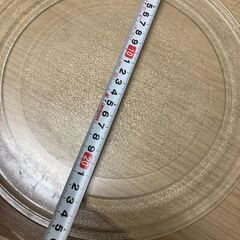 詳細不明 電子レンジ 皿 ターンテーブル 耐熱 約25cm 電子レンジ用 ターンテーブル ガラス皿 耐熱プレート 回転 電子レンジ皿の画像
