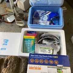 メダカ 小魚 飼育 セット水槽 ヒーター ろ過 ポンプ 餌 石 その他 まとめ セット ブリーダー 転売 輸出 フリマの画像