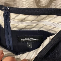 Green label relaxing スーツスカートの画像