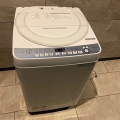 激安‼️ 全自動洗濯機　洗濯機　SHARP/シャープ 風乾燥付き...