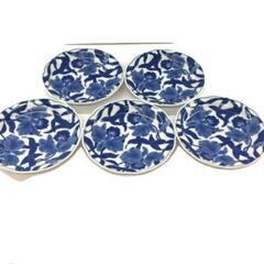 【新品未使用品、箱入り】香蘭社/染カトレア/御皿5点セットの画像
