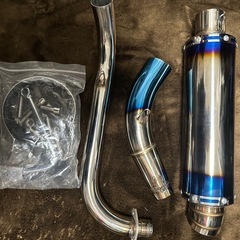JAZZ マグナ50 チタンカラースーパーサウンドマフラー　新品未使用の画像