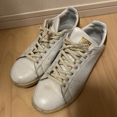 adidas スタンスミス　ゴールド