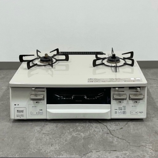 SNT449 リンナイ ガステーブル RT66WH7RG-CWR 都市ガス 2021年製 ガスコンロ Rinnai