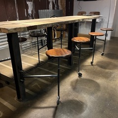 ビンテージテーブル　未使用新品の画像