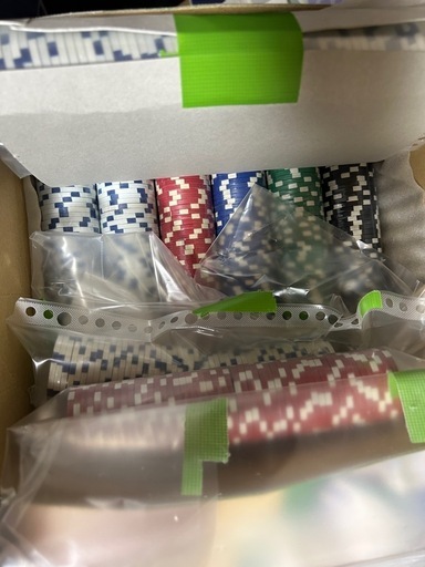 ポーカーチップ800枚オーバー！