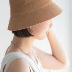 【アーバンリサーチ】コマ編み　バケットハット ブラウン　2023 SS　完売品の画像