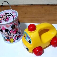 ディズニー ペールバンク缶　コンビ玩具