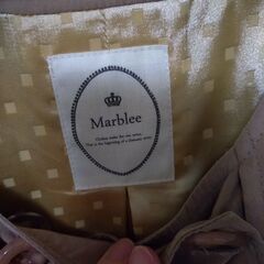 最終値下げ。Marbleeマーブリー　スプリングコート　Fの画像