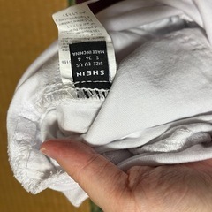 SHEIN マタニティパンツ ホワイト Sサイズの画像