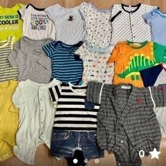 男の子 新生児 50~70センチ 服＆帽子＆スタイ 45点セットの画像