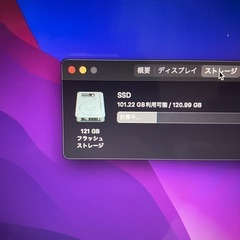 2017 MacBookAir 13インチ i5 8GB121GB-aaの画像