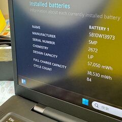 JC0438 第11世代・16GB レノボ X1 Carbon 9th 14型 24H2 美品 ノートパソコンの画像