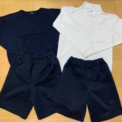 小学生男児　標準服　160　ズボン2着・ポロシャツ・イーストボー...