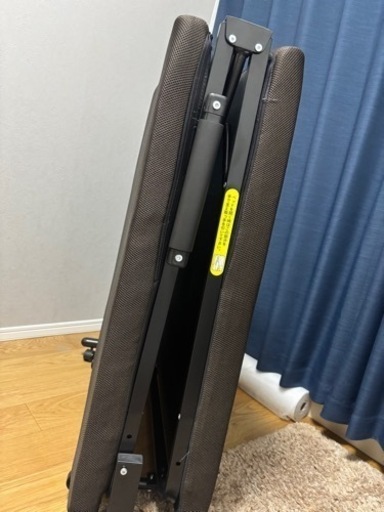 【美品】ニトリ　折りたたみセミシングルベッド