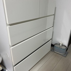ニトリ4段チェスト　ホワイトの画像