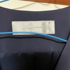 Simon ダークグレー ロングジャケットの画像