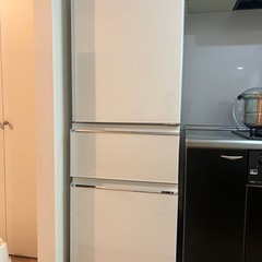 三菱 330L 冷凍冷蔵庫 MR-CX33A-W1 2017年製...
