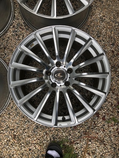 18インチアルミホイール (west) 小城のタイヤ、ホイールの中古あげます  