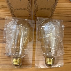 ビンテージ エジソン電球 2個の画像