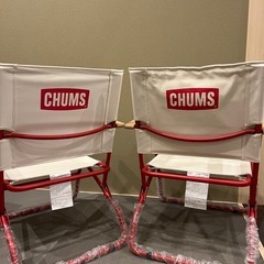 CHUMS チェア 二脚セット売りの画像