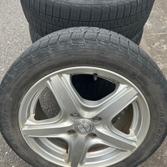 アルミホイールタイヤ4本セット 15インチ 185/55 R15 スタッドレスタイヤの画像