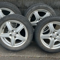アルミホイールタイヤ4本セット 15インチ 185/55 R15 スタッドレスタイヤの画像